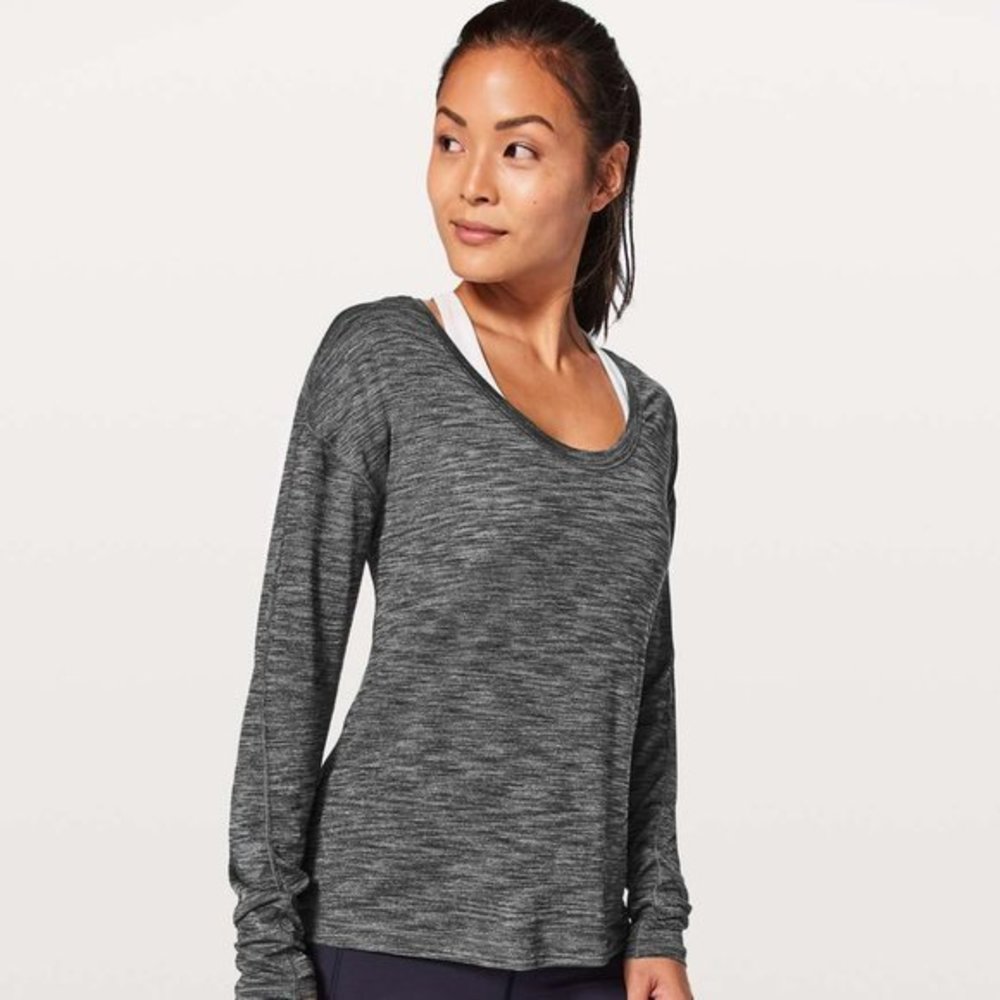 lululemon athletica Gray Long Sleeve Tee